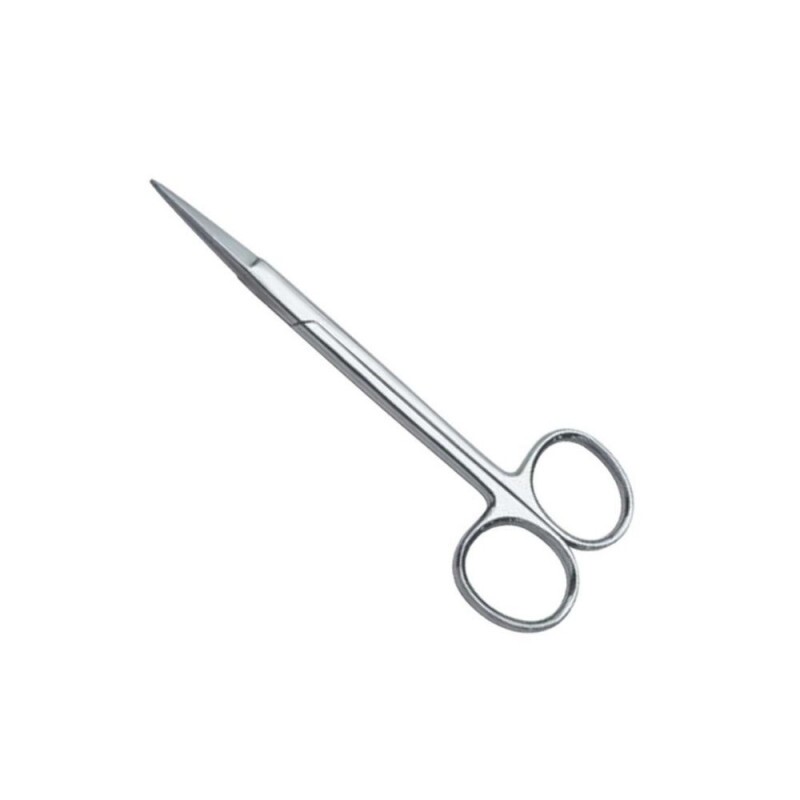Tesoura Iris Reta 12cm - Aço Inoxidável para Procedimentos Delicados